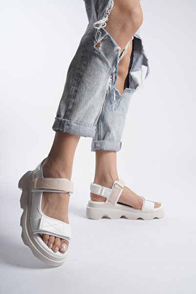 Solo Bag DEL'SOLERA Günlük Ortopedik Taban Ergonomik Rahat Hafif Şık Cırtlı Ayarlanabilir Tokalı Sandalet