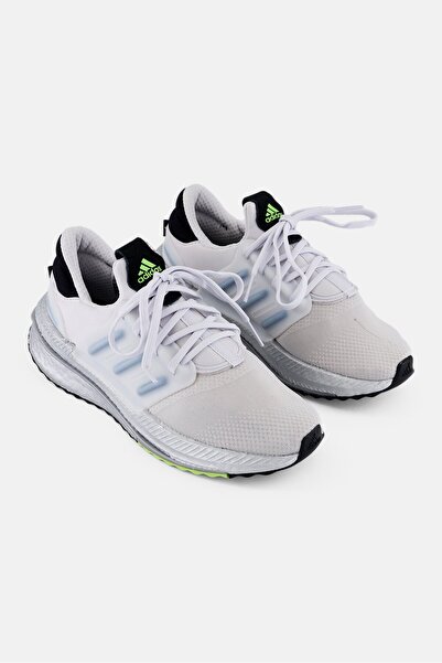 adidas حذاء خارجي برباط X_ Plr للأولاد الصغار، رمادي فاتح