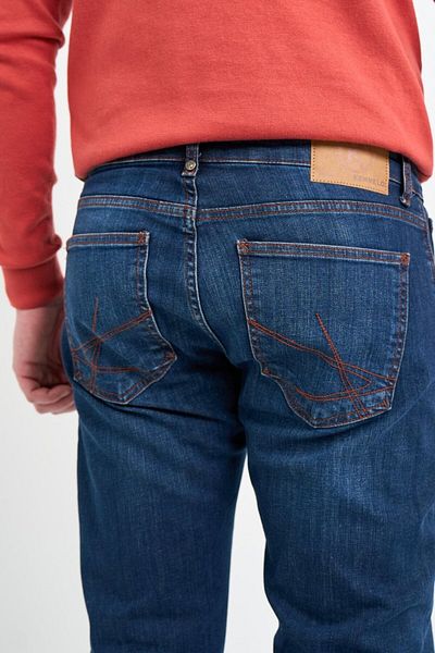 Kenvelo Blugi barbat slim cu aspect decolorat