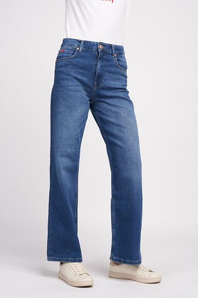 Lee Cooper Blugi dama evazati cu aspect decolorat