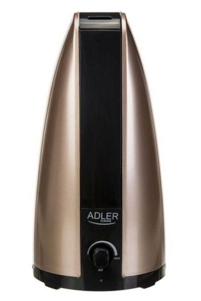 adler Umidificator de Aer Adler AD7954, 1 L, 18 W, 100 ml/h, Functionare silentioasa (Negru/Auriu)