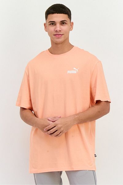 Puma Men Relaxed Fit Short Sleeves Outdoor T-Shirt, Peach