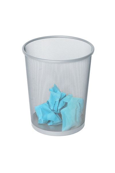 Seville Classics Mesh Trash Can 22 Liter