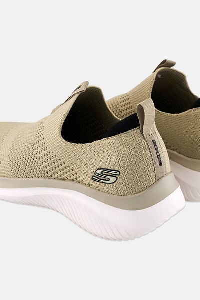 SKECHERS Men Ultra Flex Demchek Slip On Outdoor Shoes, Taupe
