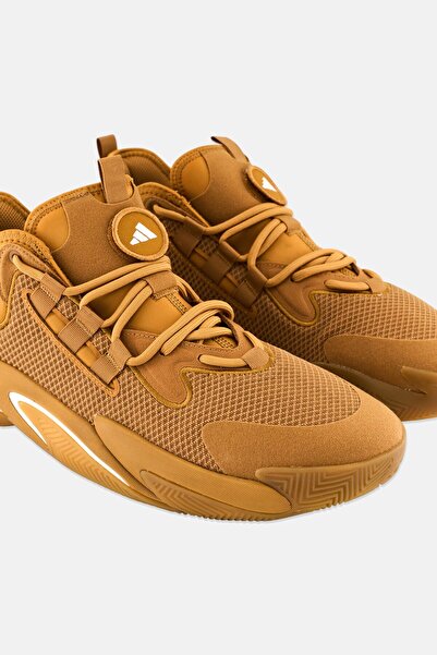 adidas Men BYW Select Lace Up Basketball Shoes, Tan