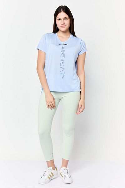 adidas Women Regular Fit Short Sleeve Running T-shirts, Lavender