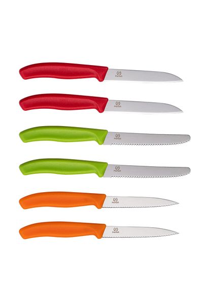 Parfait 6-Piece Ergonomically Design Durable Steak Kitchen-Knife Set