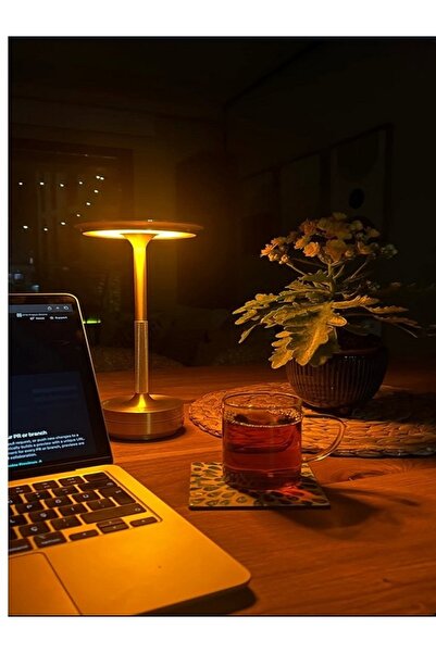 Cata CT-8438 Toronto Gold Şarjlı Masa Lambası Aydınlatma Dokunmatik Dimmer 3 ...