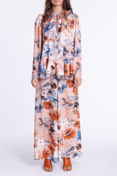 Qui Prive Çiçek Desenli Pantolon