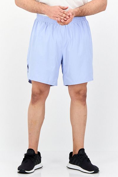 adidas Men Slim Fit 7 Inseam Running Shorts, Slate Blue