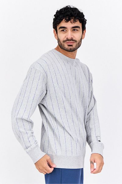 Puma x Select Men Sportswear Fit Crew Neck Outdoor Sweatshirts, Heather Grey