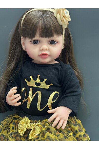 happystoretr Gerçekçi yeni doğmuş emaye bebek55cm simüle bebek kız bebek için...