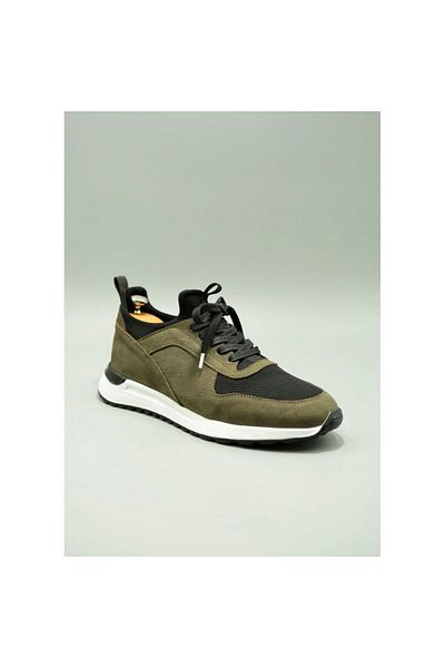 TETRİ Cachi Model Genuine Leather Khaki Men's Sneaker