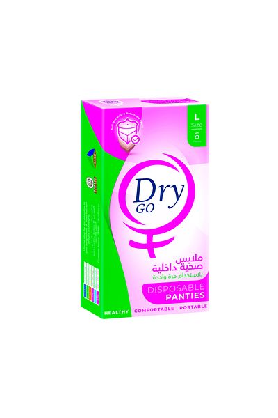 DRY Dry Go Disposable Underwear - 6 Pieces - Large
