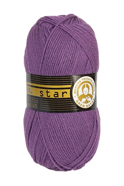 Generic Brand Ören Star Hand Knitting Yarn Lilac 104