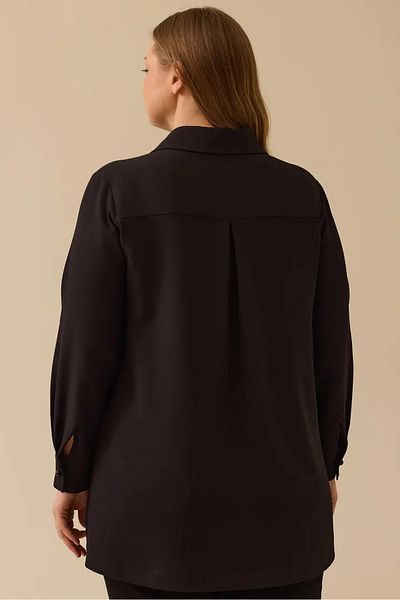 SEÇİL Women's Plus Size Beaded Detailed Tunic - Black