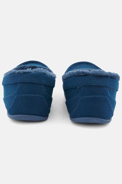 Deer Stags Men Medium Spun Slip On Heather Upper Casual Shoes, Royal Blue