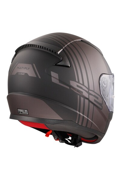 LS2 FF353 RAPID 1 MULTIPLY GRİ KAPALI KASK