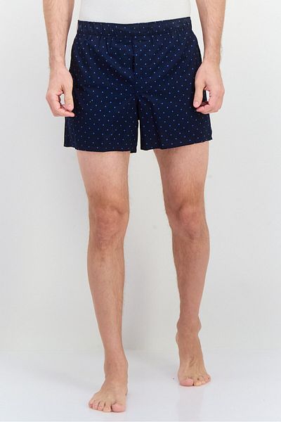GAP Men 1 Piece Microdot Print Boxer Short, Navy Blue