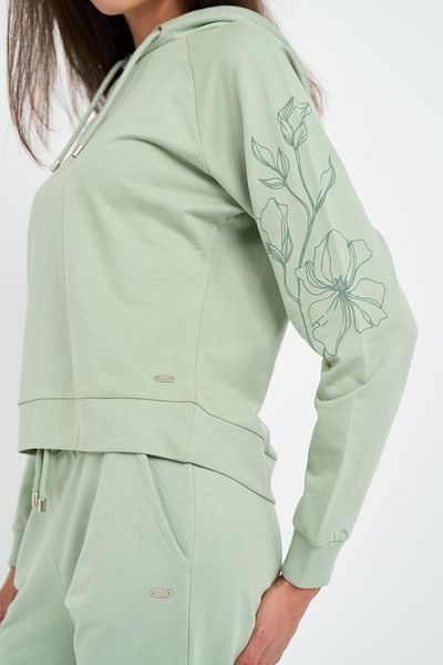 Lee Cooper Women's sweatshirt with floral print and logo