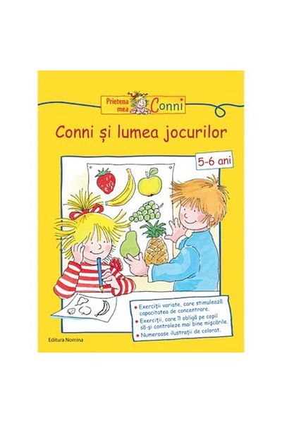 Editura Nomina Conni and the world of games 5-6 years - Roland Schenn