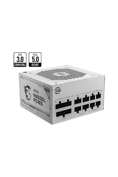 MSI Sursa MSI MAG A850GL PCIE5 WHITE, 80+ Gold, 850W
