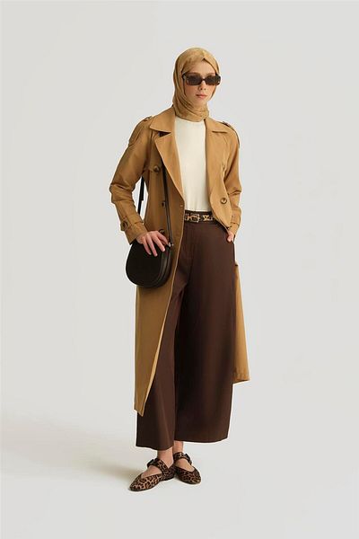 Armine Καπάκι από βαμβακερό μείγμα 25yh707 Camel