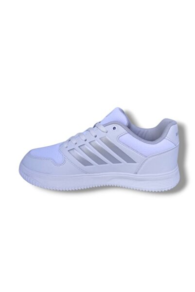 Best Of 074-25 Anorak Slash Anatomik Sneaker Beyaz Gümüş 36-40