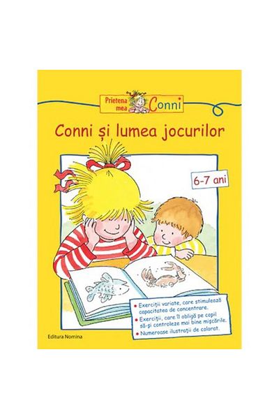 Editura Nomina Conni and the world of games 6-7 years - Roland Schenn
