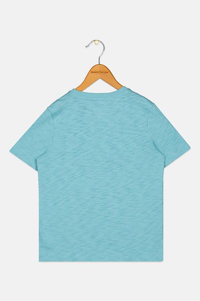 GAP x Star Wars Kids Boy Crew Neck Short Sleeve Graphic Print T-Shirts, Mint Blue