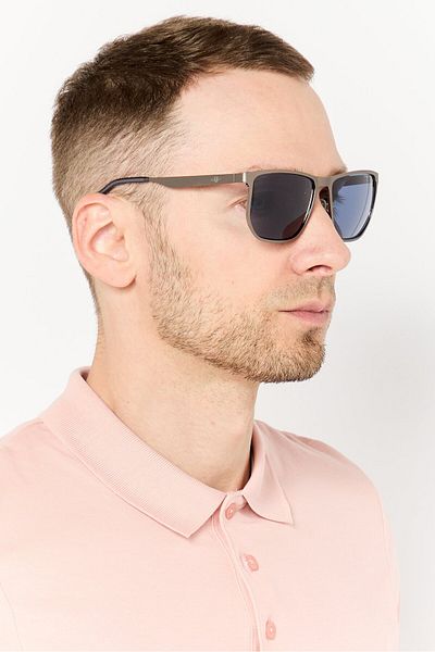 Gant Men GA0001413V58 Square Sunglass, Grey