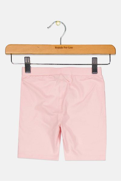 Ellesse Kids Girl Brand Logo Cycling Shorts, Pink