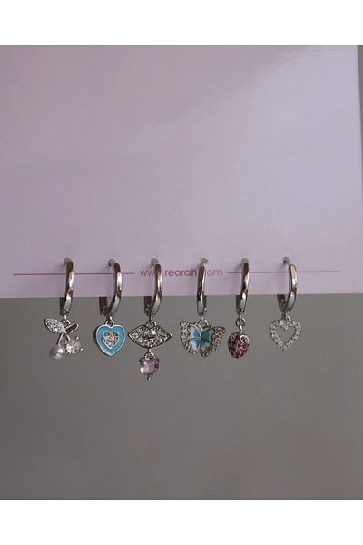 Reorah Collection مجموعة أقراط Sweet Crush - مجموعة أقراط على شكل حجر الزركون