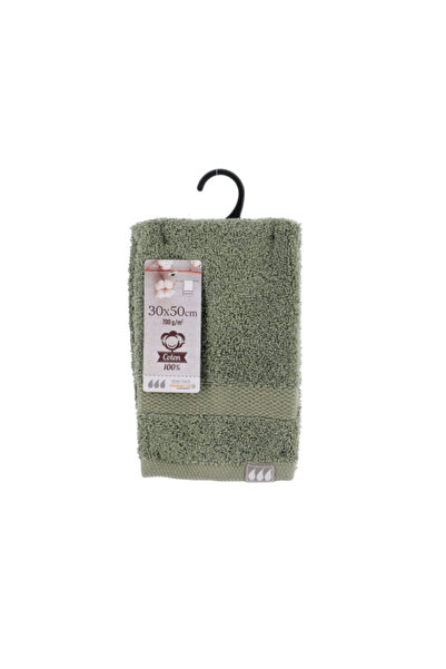 Tendance Quick Absorbent High Quality Cotton Hand Towel Khaki Green 30 x 50cm