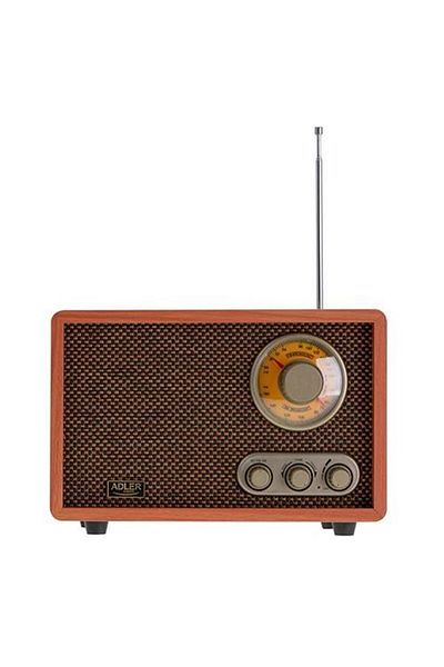 adler Adler Retro AD 1171 Portable Radio, Bluetooth, FM, AM, Brown