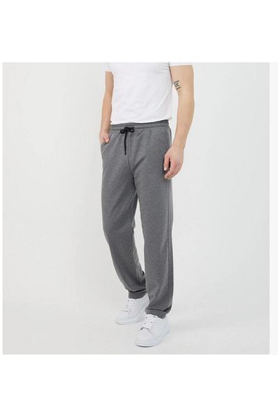 UYN SPORT Dark Grey Straight Leg Oversized Pattern Comfortable Wear Sweatpants