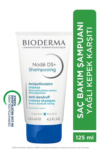 Bioderma Node DS+ Sampon pentru ingrijirea parului fara detergent eficient impotriva matretii uleioase 125 ml