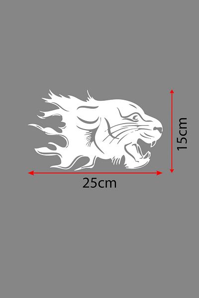 New Jargon Autocolant Panther - Autocolant Auto - Autocolant Auto - 20x20cm