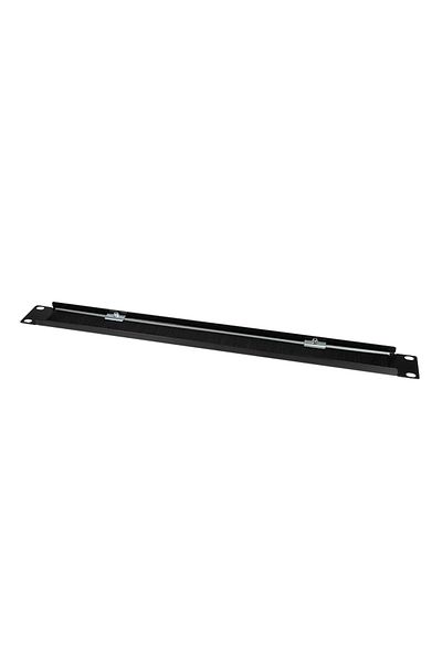 LogiLink Logilink ORCEB1B cable entry panel, horizontal mask type with brushes, 19 inch, 1U, Black