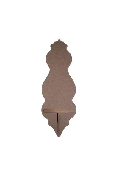 Altınyapı Hobi Market Short Wave Lamp Raw Mdf Unpainted