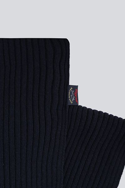 PAUL&SHARK Men's Brand Logo Printed Navy Blue Scarf 11317031 -050