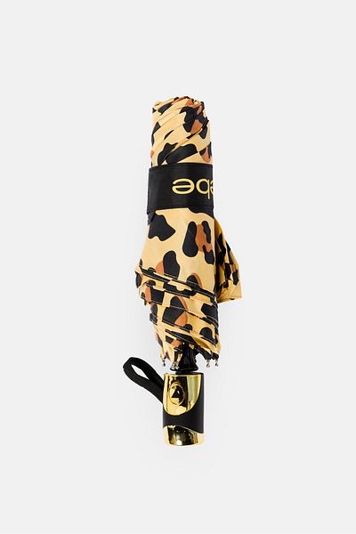 Bebe Animal Print Foldable Auto Open Umbrella, Multicolor
