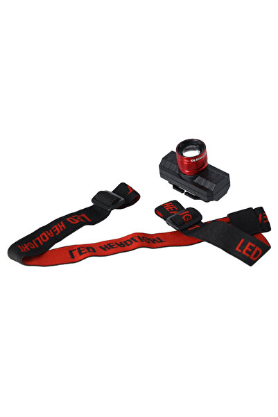 Olsenmark Led Adjustable Headlamp Camping Light 1200MAH Rechargeable Battery