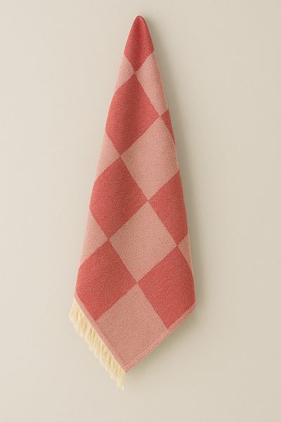 INTER Z 70x155 Cm Checkerboard Patterned Loincloth Beach Towel