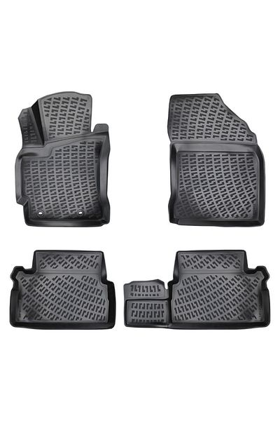 Umbrella UMBRELLA RUBBER CAR MATS SET FOR TOYOTA AURIS II 2012-2018
