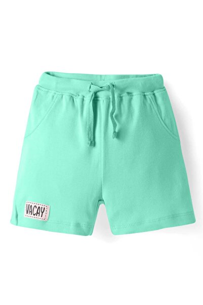 Bonfino Bonfino 100% Cotton Patch Detailed Shorts Pack of 3 - Green/Beige/Pink