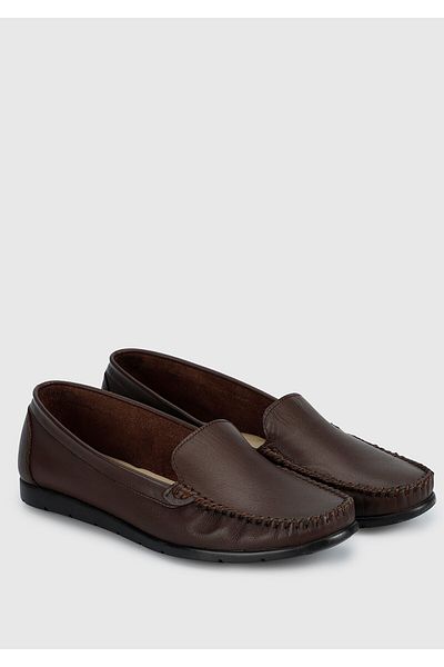 Eclipse Women's Brown Leather Shoes