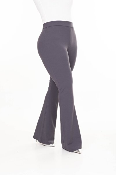 Esina Women's Crepe Summer Fabric Flared Trousers