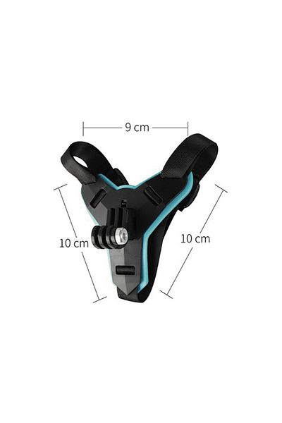 sharpdo Motorcycle Helmet Chin Mount for GoPro Camera Anti-Slip Anti-Shock