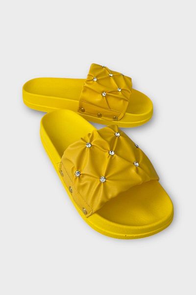 Liger Yellow Women's Daily Slippers: Sofokal Sole, Stylish Orthopedic and Lightweight Summer